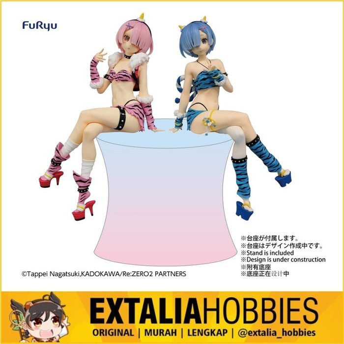 (P-FURYU) NOODLE STOPPER FIGURE -DEMON COSTUME -REM & RAM- (P-FURYU) NOODLE STOPPER FIGURE -DEMON COSTUME -REM & RAM-